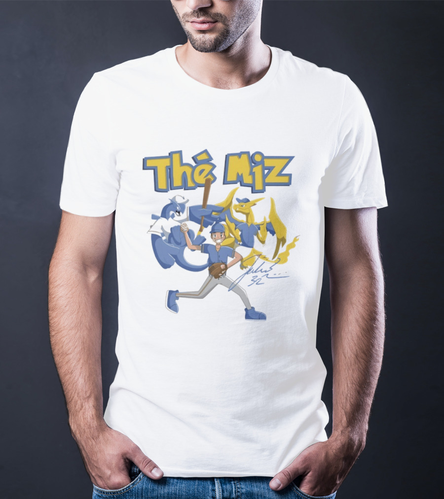The Miz Milwaukee Brewers Pokemon Crossover Animated T-Shirt