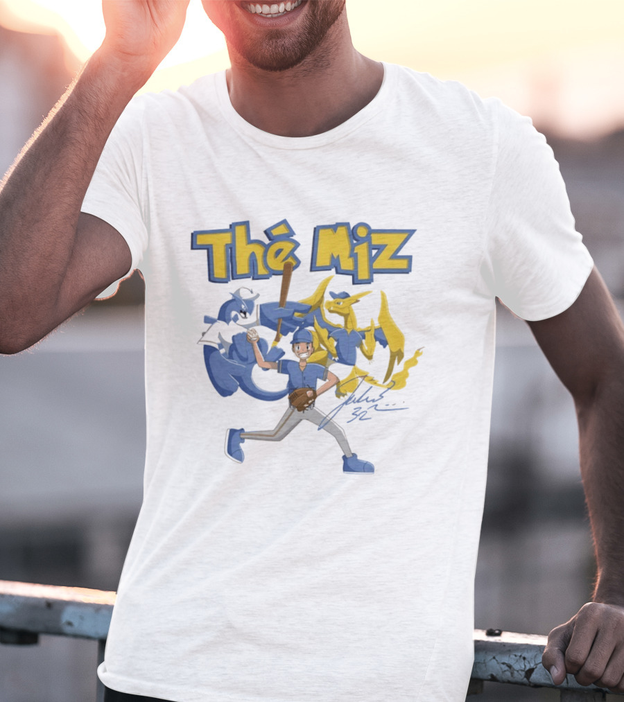 The Miz Milwaukee Brewers Pokemon Crossover Animated T-Shirt
