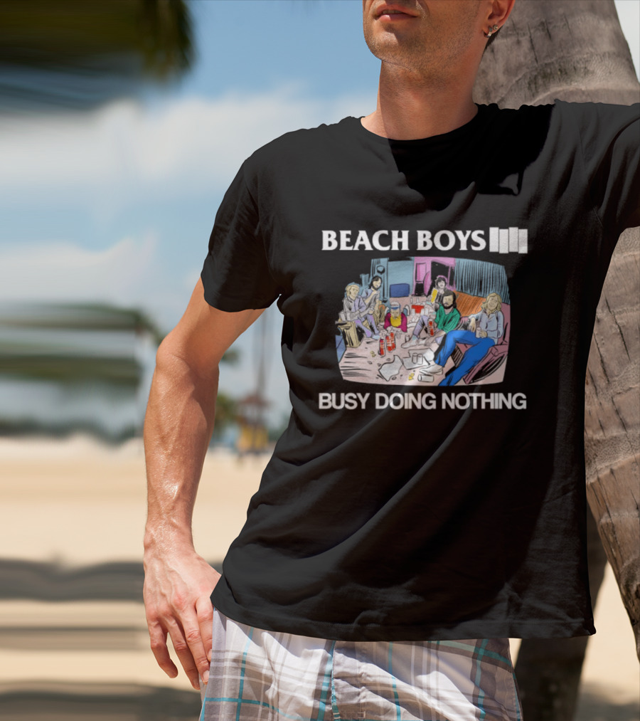Beach Boys Busy Doing Nothing Brian Wilson Couch Scene T-Shirt
