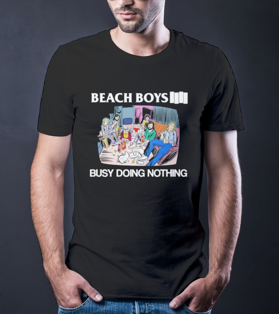 Beach Boys Busy Doing Nothing Brian Wilson Couch Scene T-Shirt