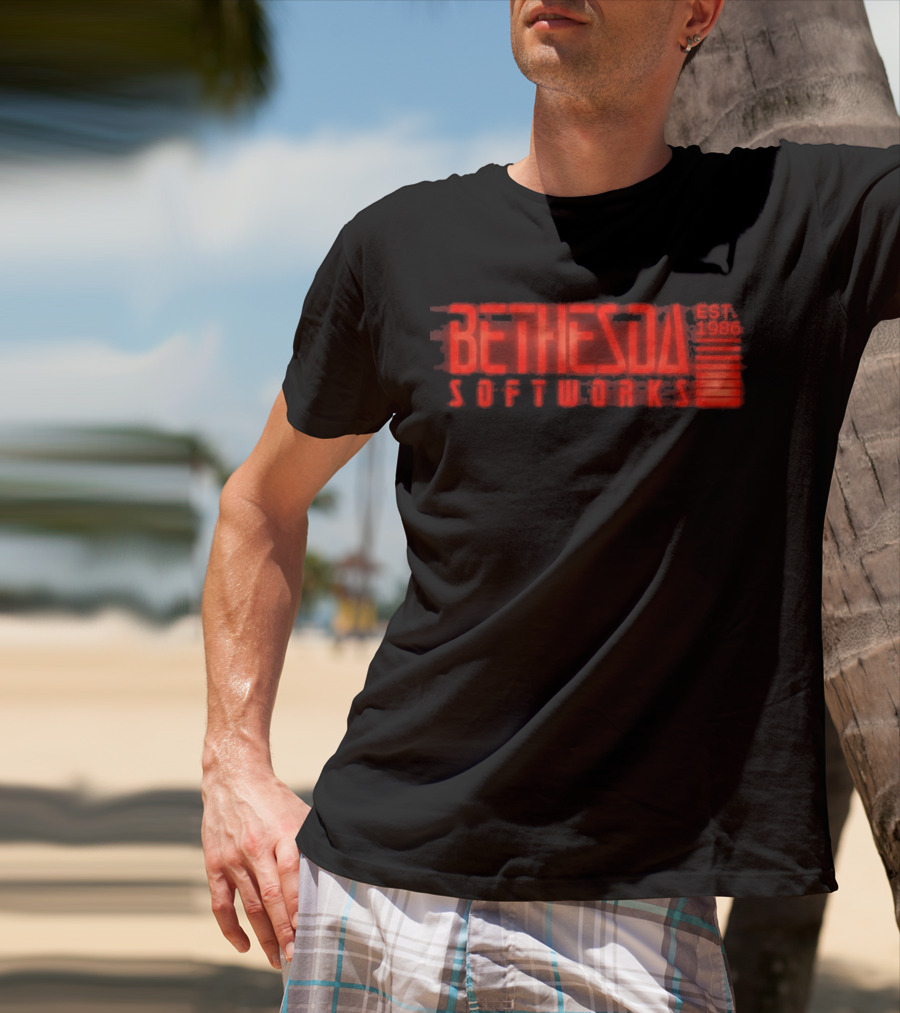 Bethesda Softworks Est 1986 Retro Gaming Nostalgia T-Shirt