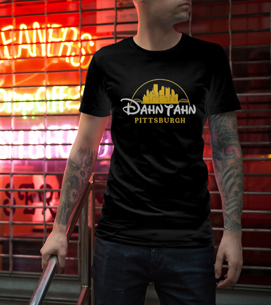 Dahntahn Pittsburgh City Skyline Magic T-Shirt