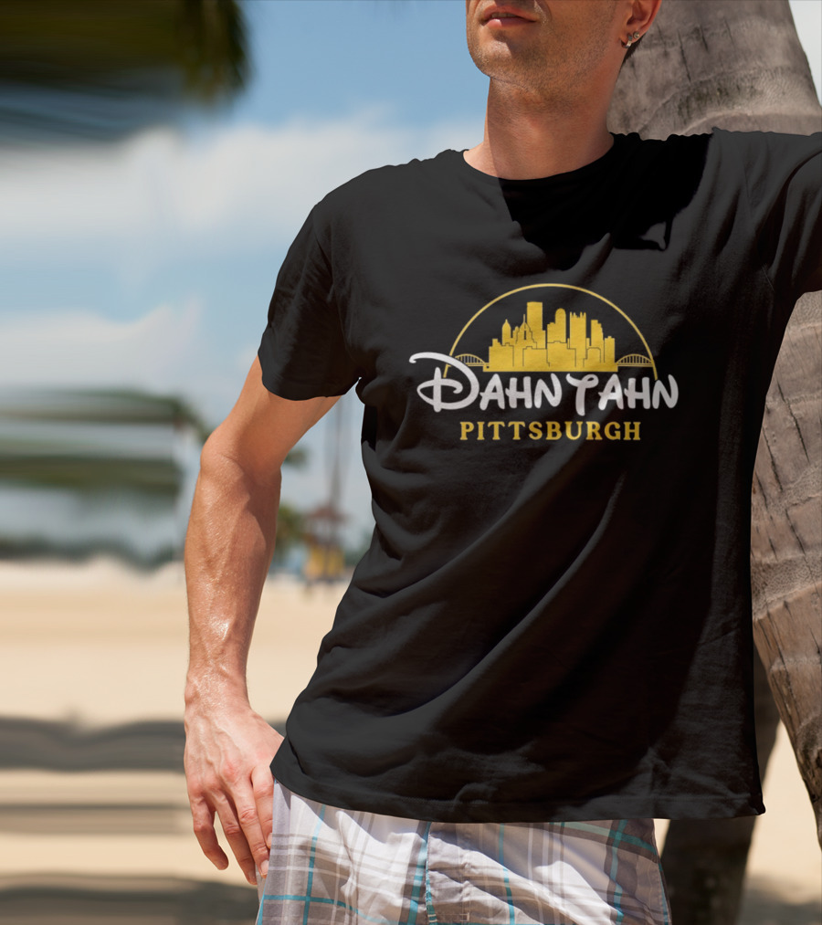 Dahntahn Pittsburgh City Skyline Magic T-Shirt