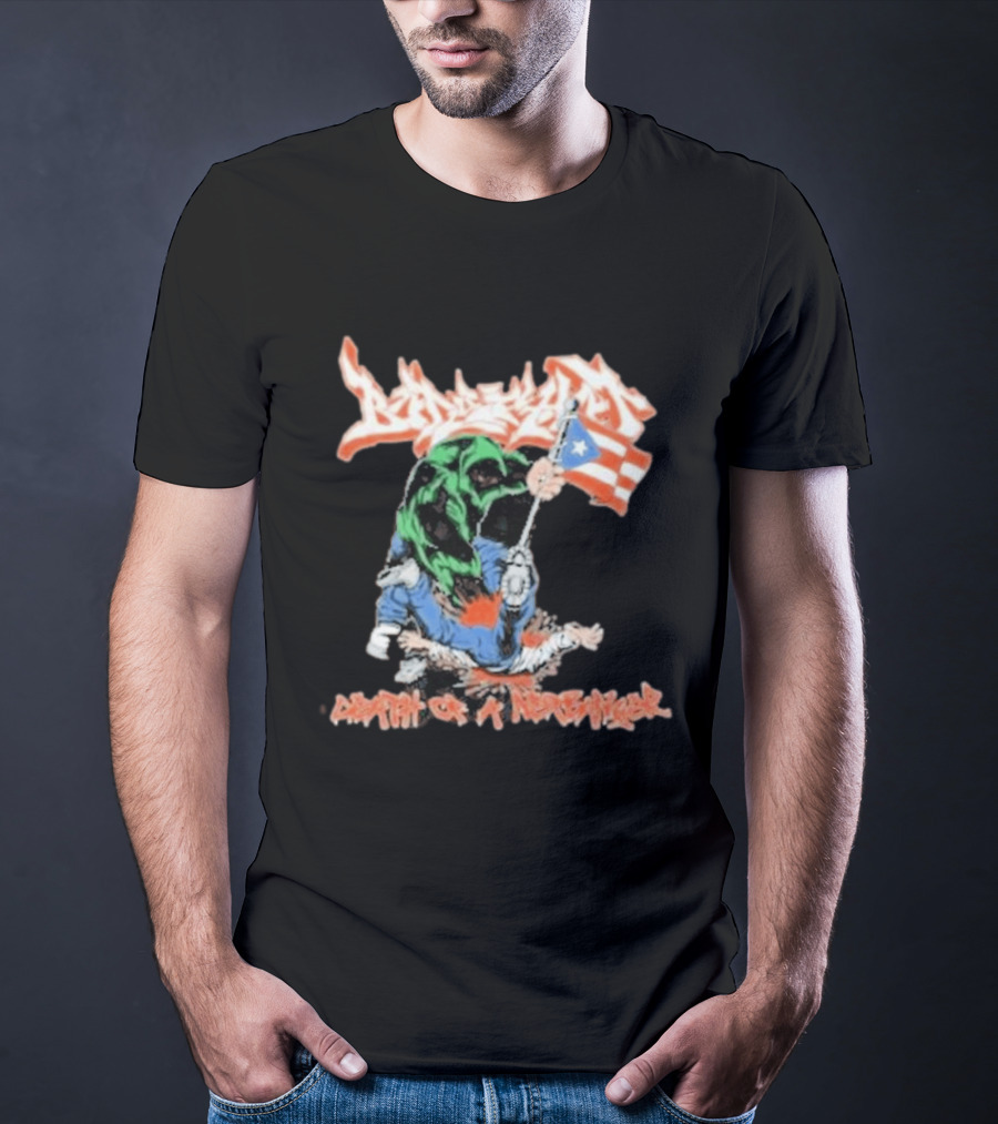 Death Of A Netbanger Puerto Rican Flag Street T-Shirt