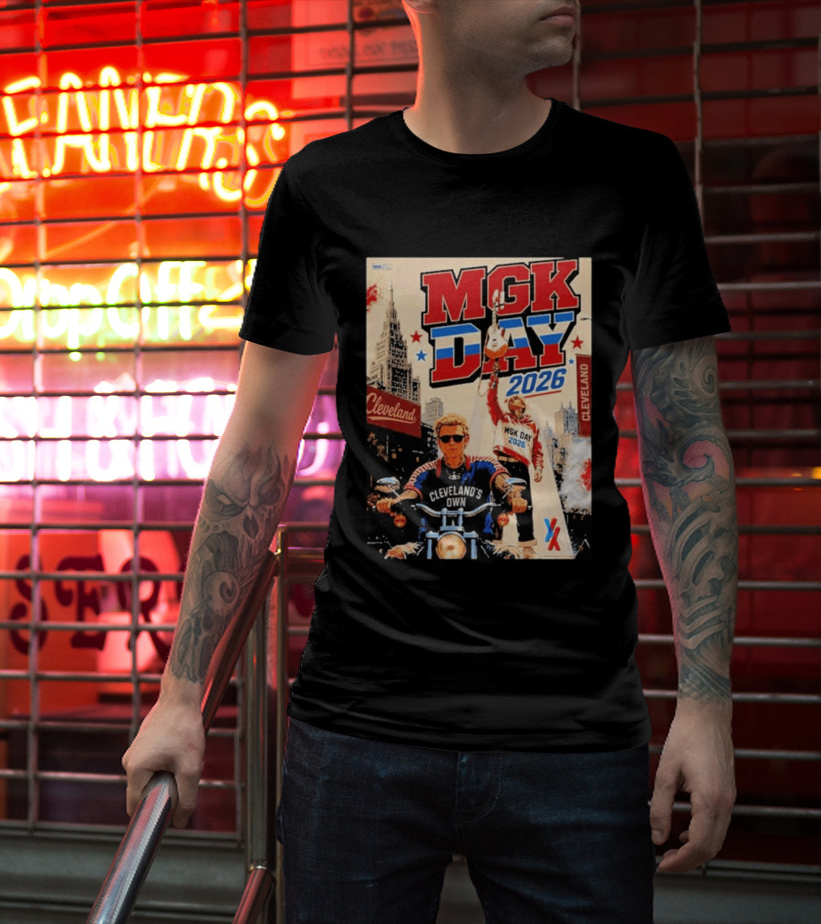MGK Day 2026 Cleveland Music Event With Cleveland's Own T-Shirt