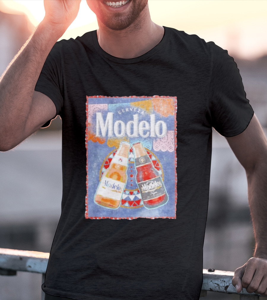 Cerveza Modelo Mexican Beer Bottles T-Shirt