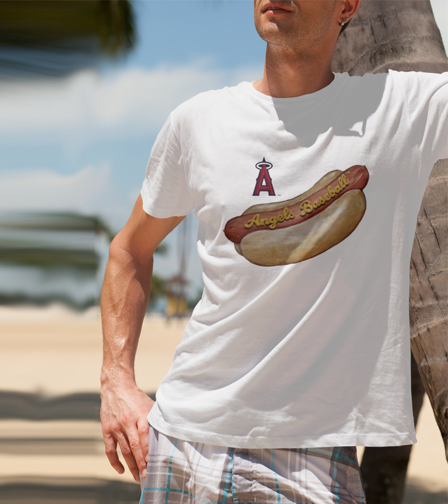 Los Angeles Angels Baseball Hot Dog MLB 2026 Season T-Shirt