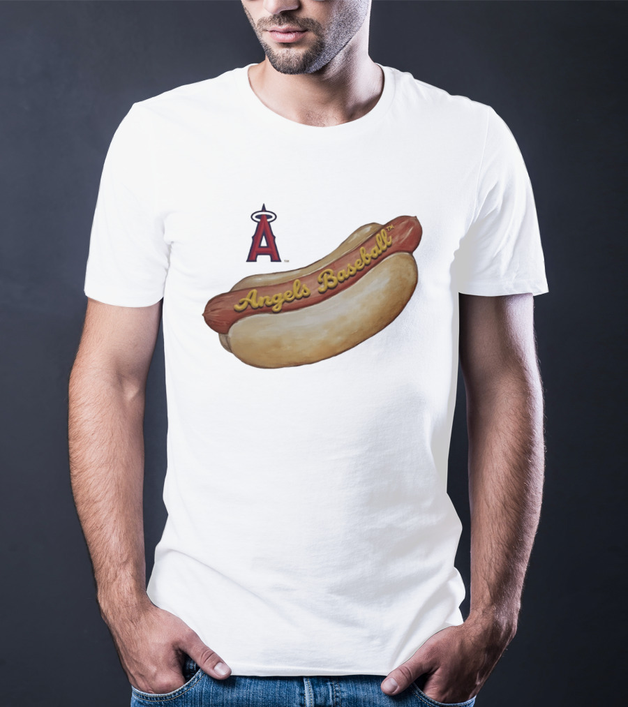 Los Angeles Angels Baseball Hot Dog MLB 2026 Season T-Shirt