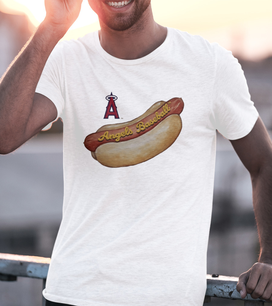 Los Angeles Angels Baseball Hot Dog MLB 2026 Season T-Shirt