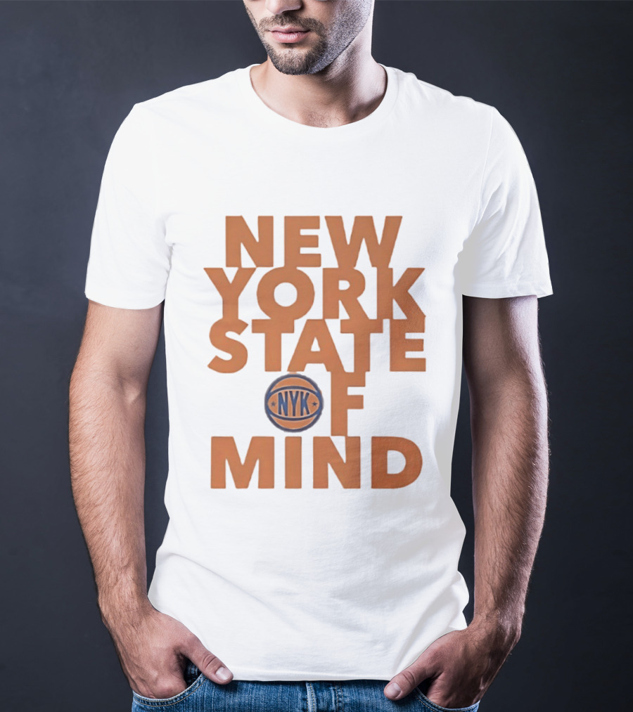 New York State Of Mind NYC Basketball T-Shirt