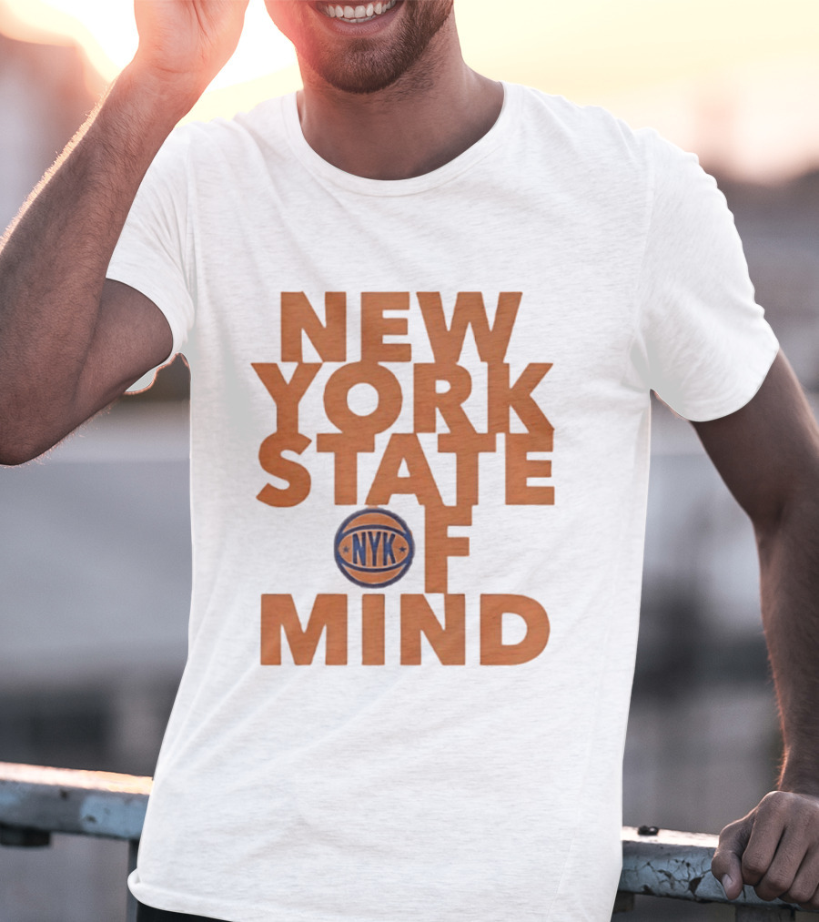 New York State Of Mind NYC Basketball T-Shirt
