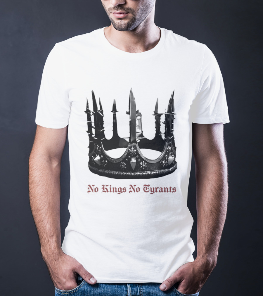 No Kings No Tyrants Crown Spiked T-Shirt