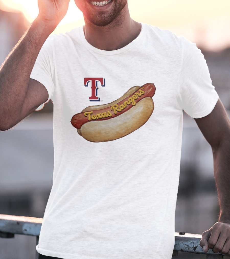 Texas Rangers Hot Dog MLB 2026 Season Team T T-Shirt