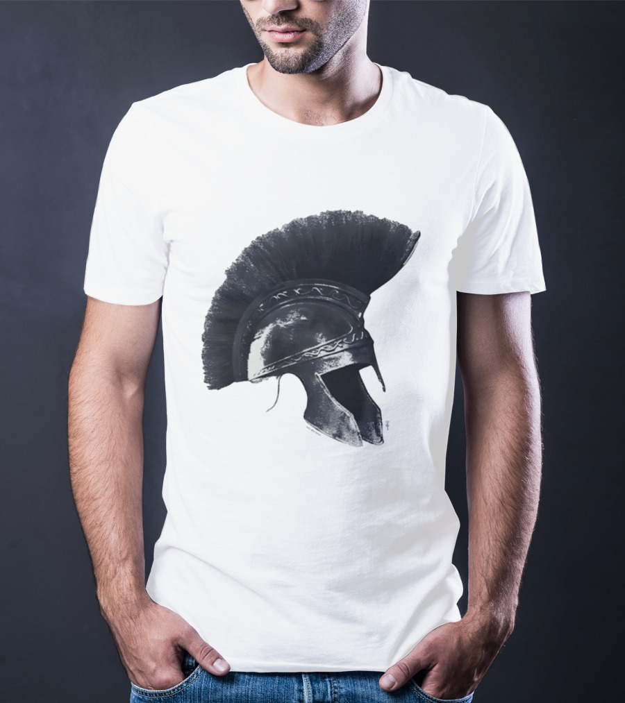 Travis Scott Odyssey Greek Soldier Helmet T-Shirt