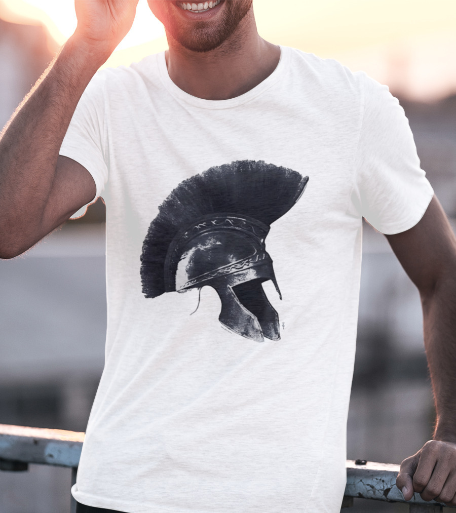 Travis Scott Odyssey Greek Soldier Helmet T-Shirt