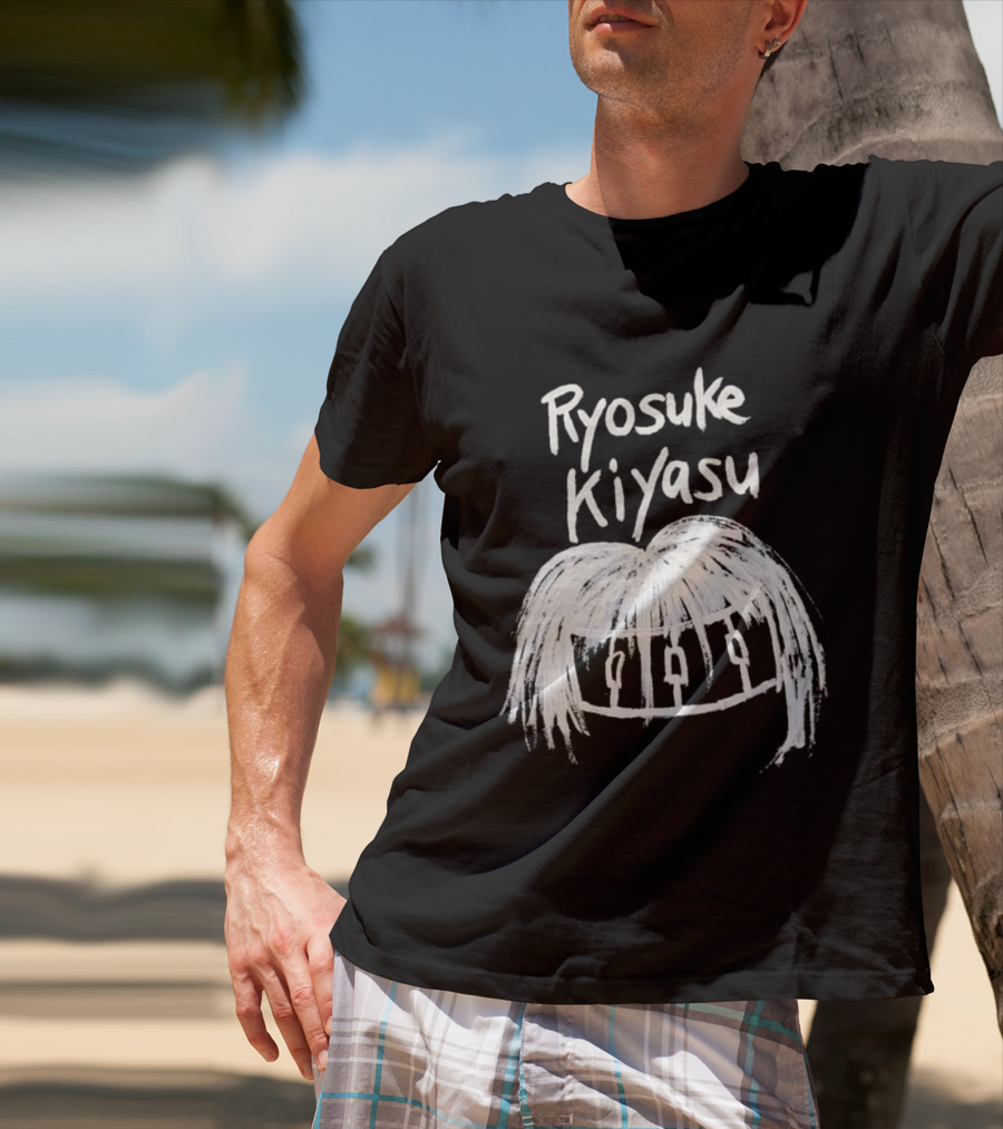 Ryosuke Kiyasu Drums Sketch With Hair T-Shirt