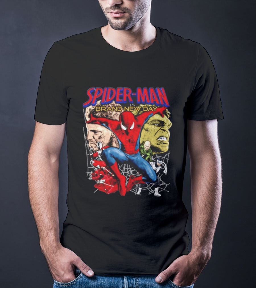 Spider Man Brand New Day Marvel Comics Superhero Characters T-Shirt