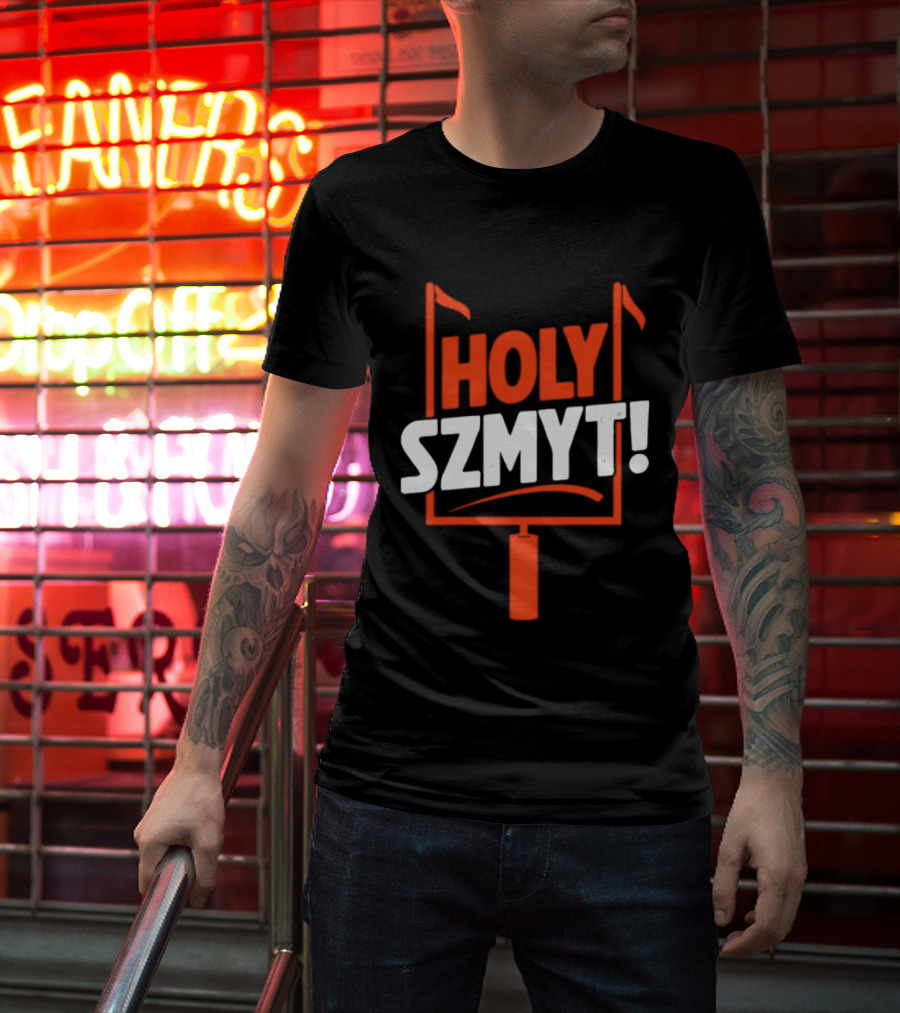 Andre Szmyt Holy Szmyt Cleveland Browns Football Uprights T-Shirt