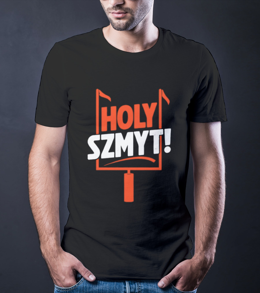 Andre Szmyt Holy Szmyt Cleveland Browns Football Uprights T-Shirt