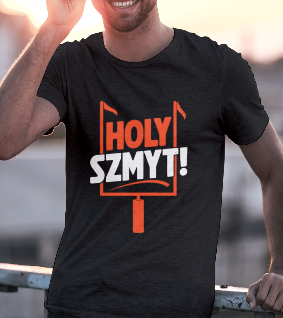 Andre Szmyt Holy Szmyt Cleveland Browns Football Uprights T-Shirt