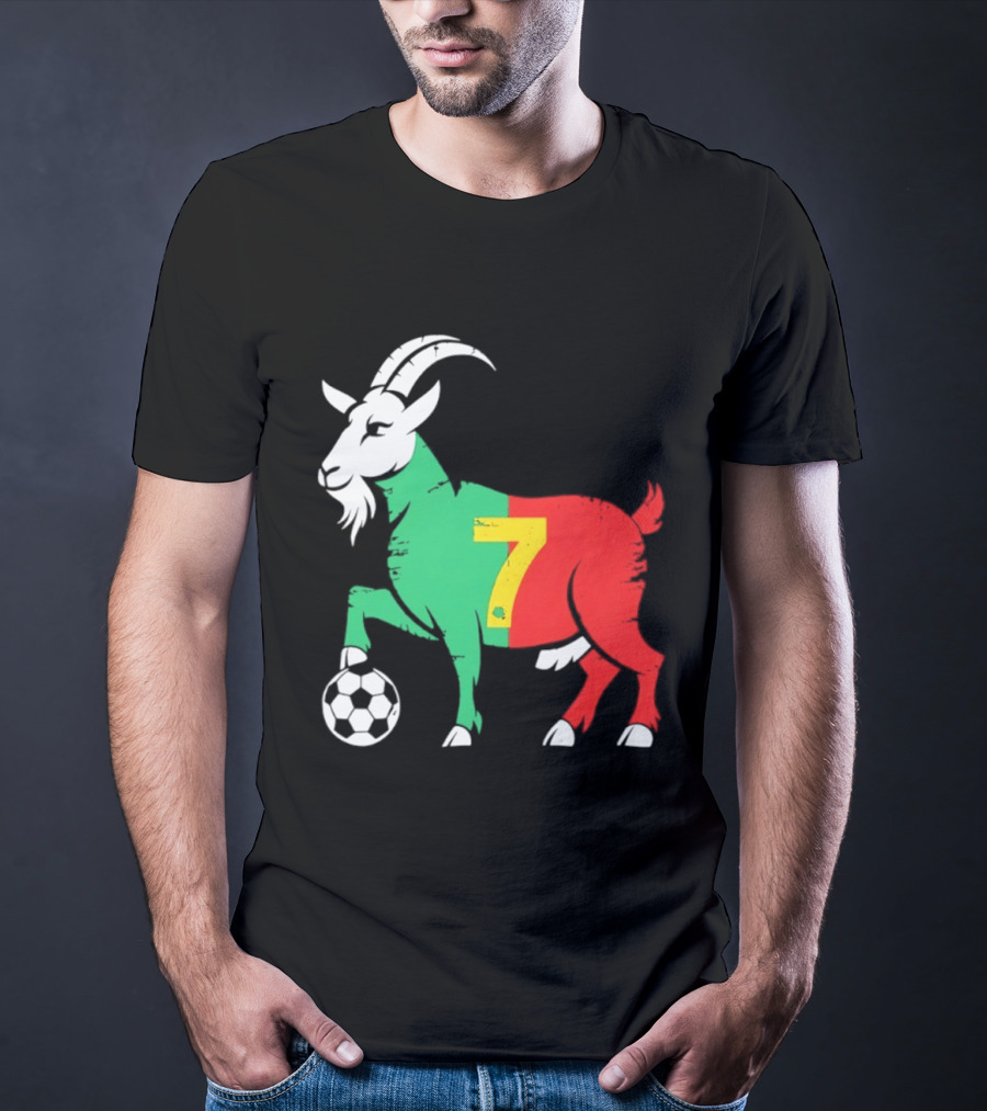 Cristiano Ronaldo GOAT 7 Portugal Soccer T-Shirt