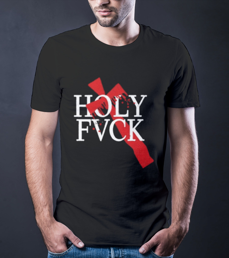 Demi Lovato Holy Fvck Bleeding Cross T-Shirt