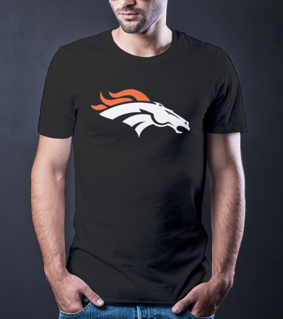 Denver Broncos Damn Right I Am A Broncos Now And Forever Signatures Two Sided T-Shirt
