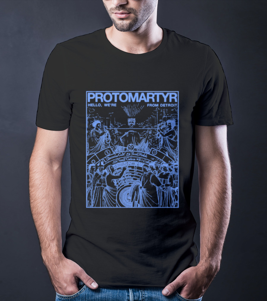 Protomartyr Nuns Scene Hello We're From Detroit T-Shirt