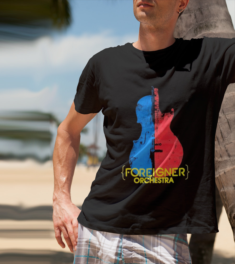 Foreigner Orchestra Violin Guitar Fusion T-Shirt