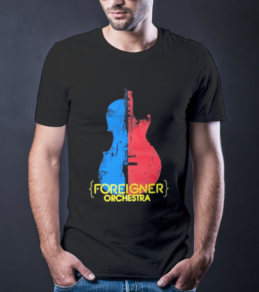 Foreigner Orchestra Violin Guitar Fusion T-Shirt