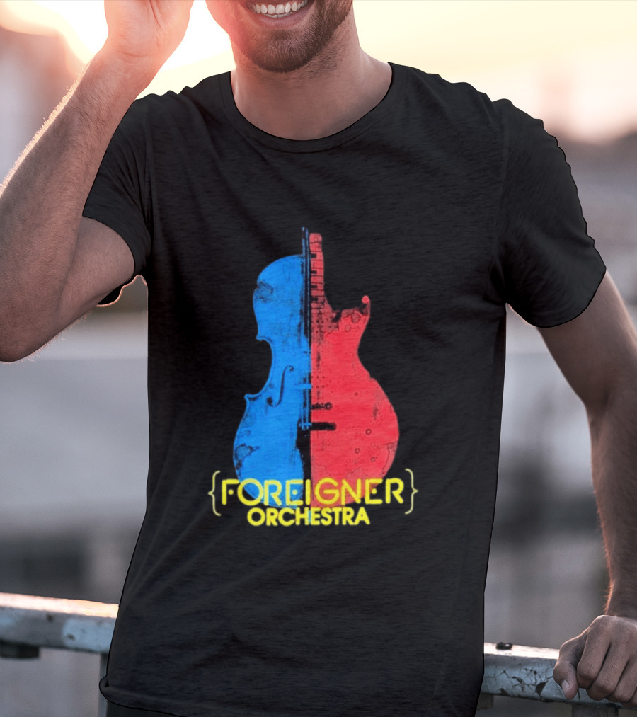 Foreigner Orchestra Violin Guitar Fusion T-Shirt