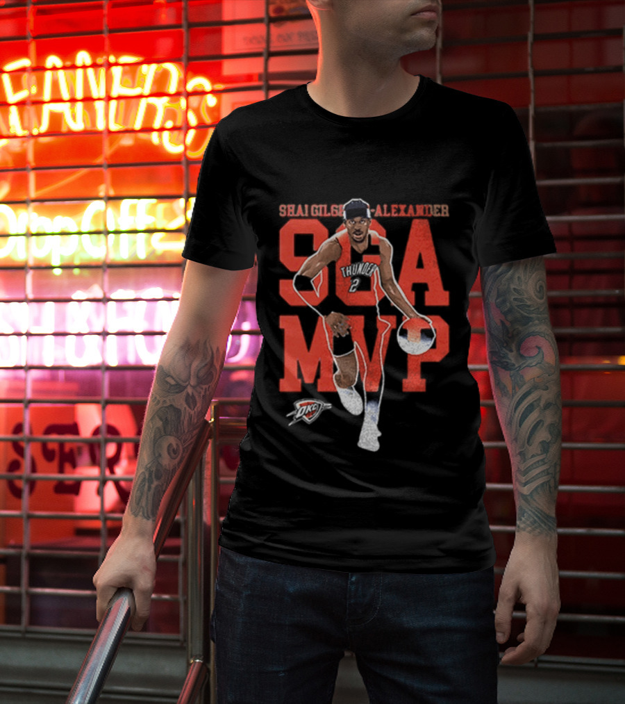 Shai Gilgeous Alexander SGA MVP Basketball Champion 2025 T-Shirt