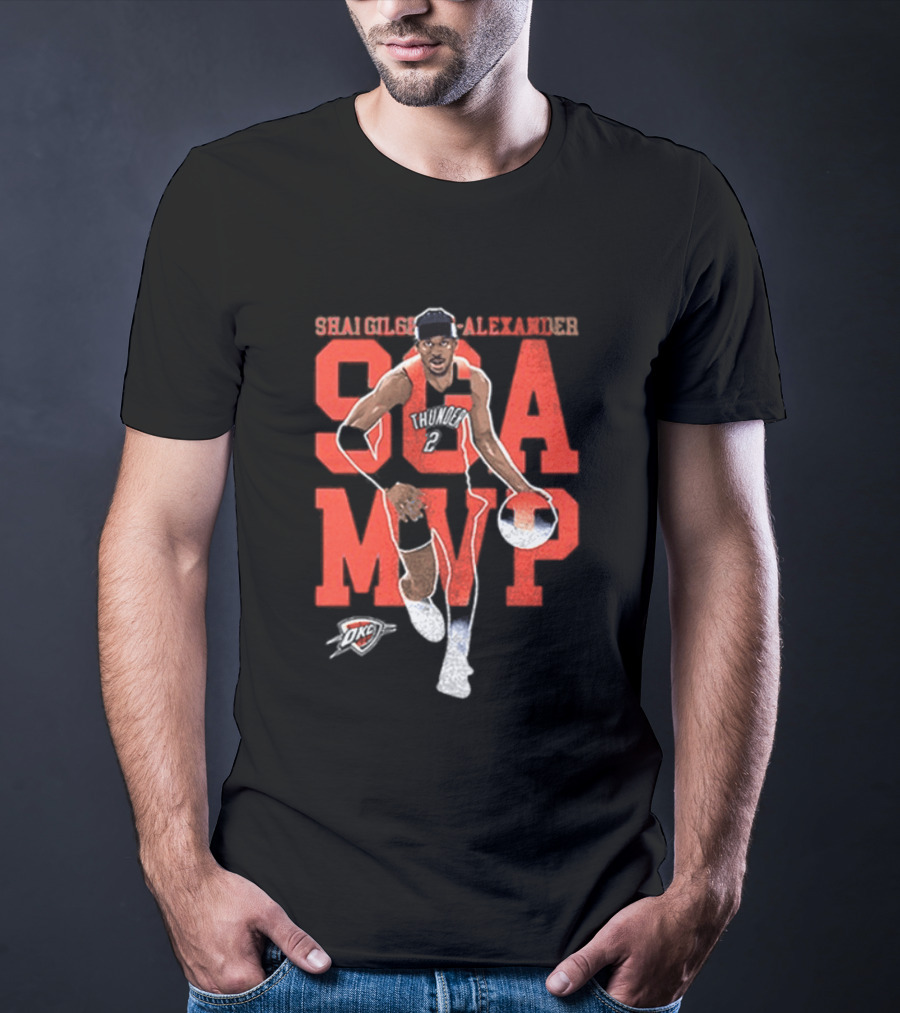 Shai Gilgeous Alexander SGA MVP Basketball Champion 2025 T-Shirt