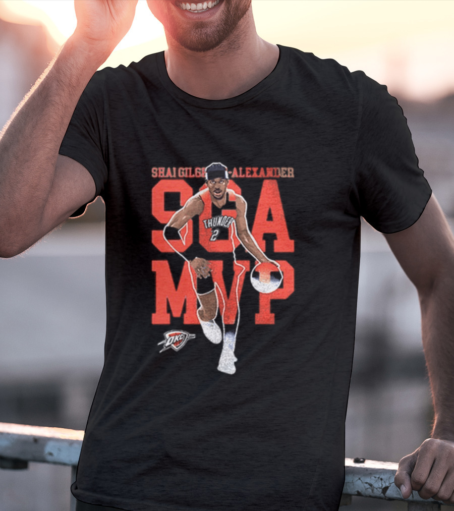 Shai Gilgeous Alexander SGA MVP Basketball Champion 2025 T-Shirt