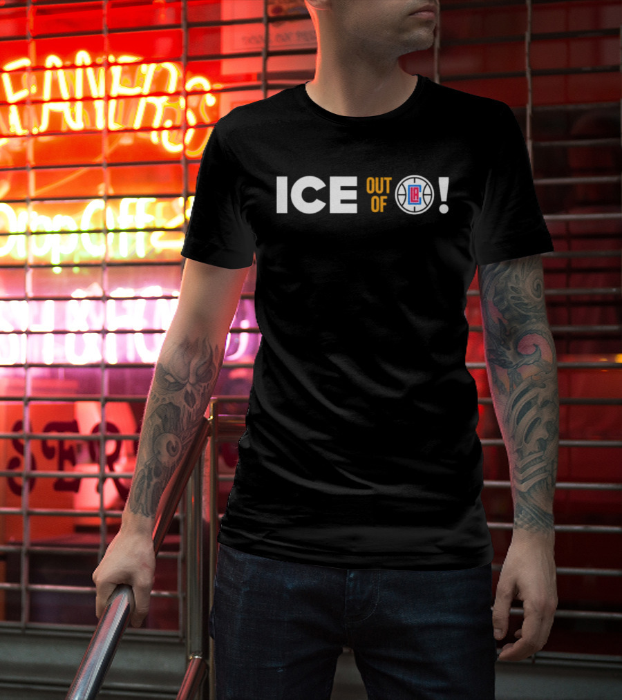 ICE Out Of Los Angeles LA Clippers T-Shirt