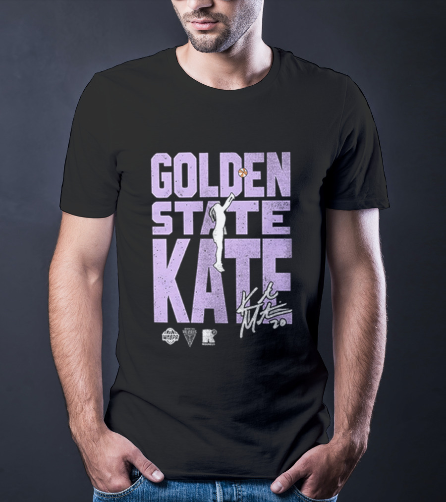Golden State Kate Basketball Silhouette Player T-Shirt
