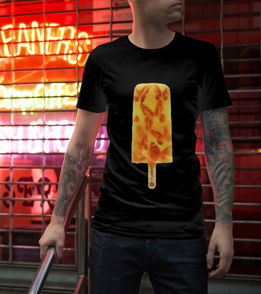 James Tour 2024 Ice Cream Yummy Butterfly Popsicle T-Shirt