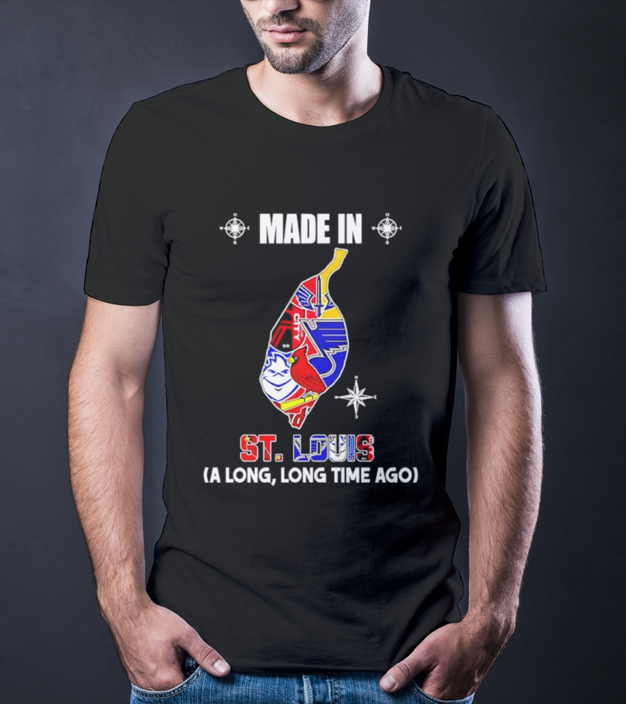 Made In St Louis Map 2026 Season A Long Long Time Ago T-Shirt