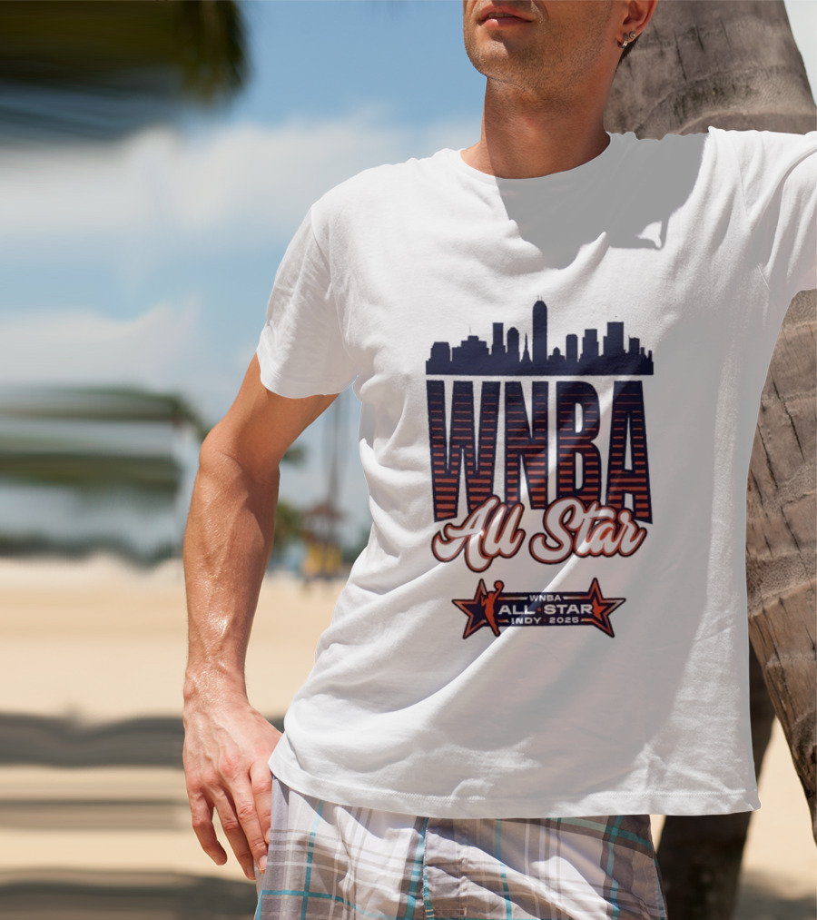 WNBA All Star 2025 Indy Skyline T-Shirt