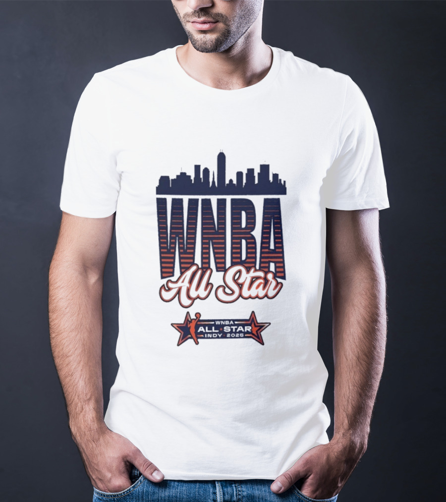 WNBA All Star 2025 Indy Skyline T-Shirt