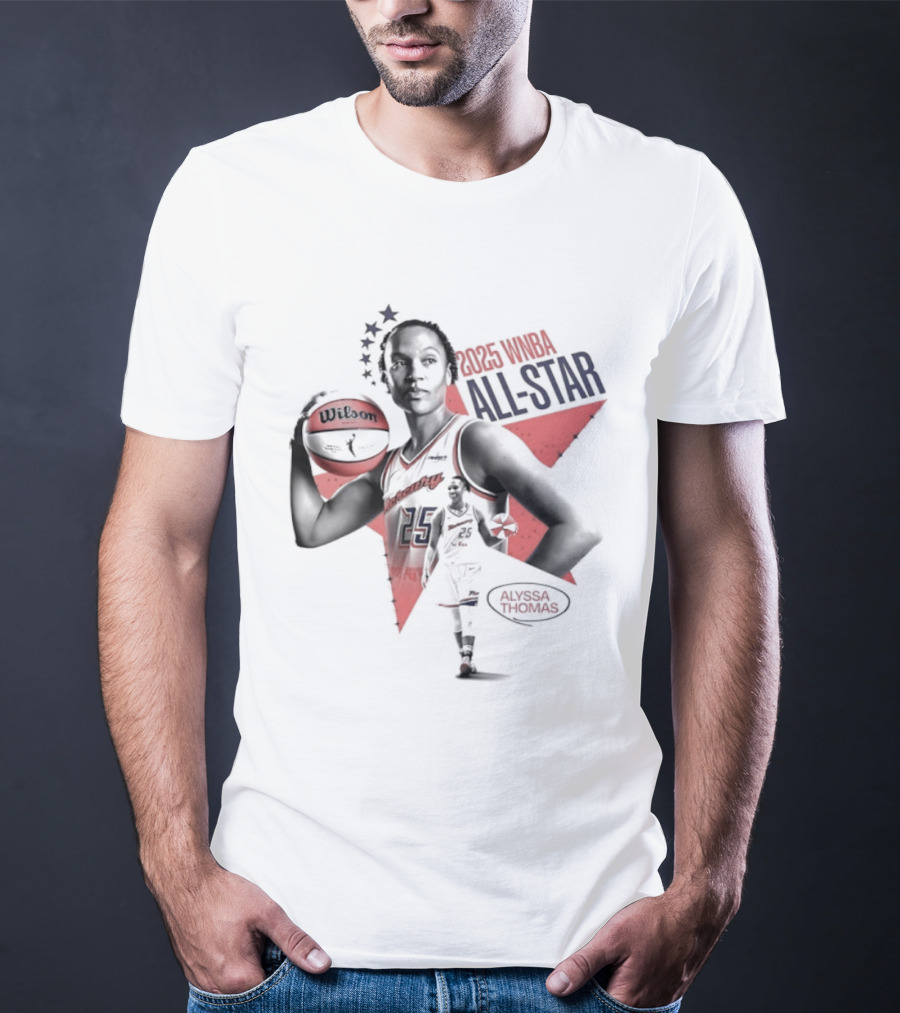Alyssa Thomas 2025 WNBA All Star Phoenix Mercury T-Shirt