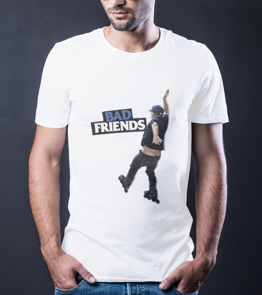 Bad Friends Bobby Roller Skating Fall T-Shirt