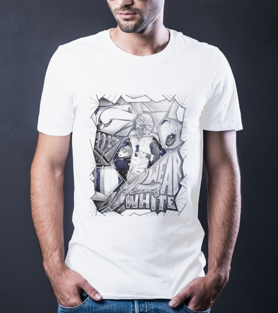 Jalen Nailor Minnesota Vikings Winter Whiteout Week Wear T-Shirt