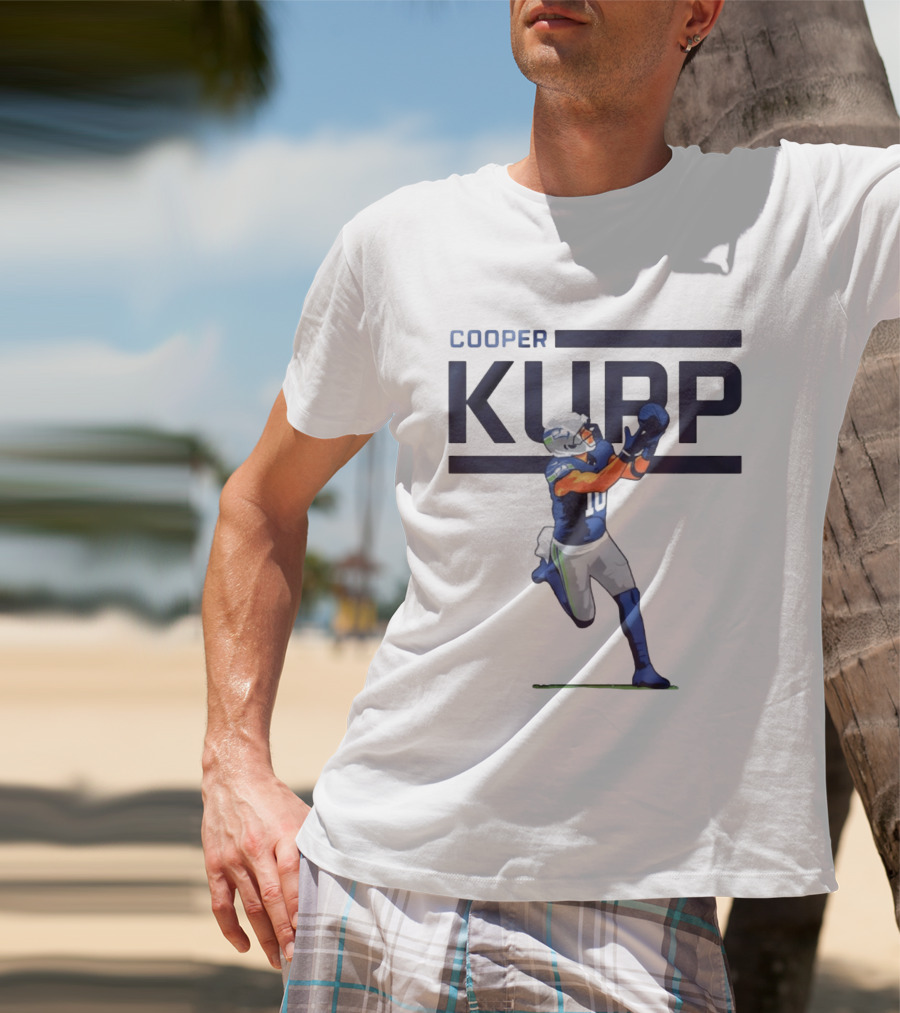 Cooper Kupp Seattle Seahawks Catching Action T-Shirt