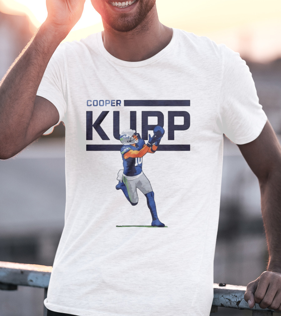 Cooper Kupp Seattle Seahawks Catching Action T-Shirt
