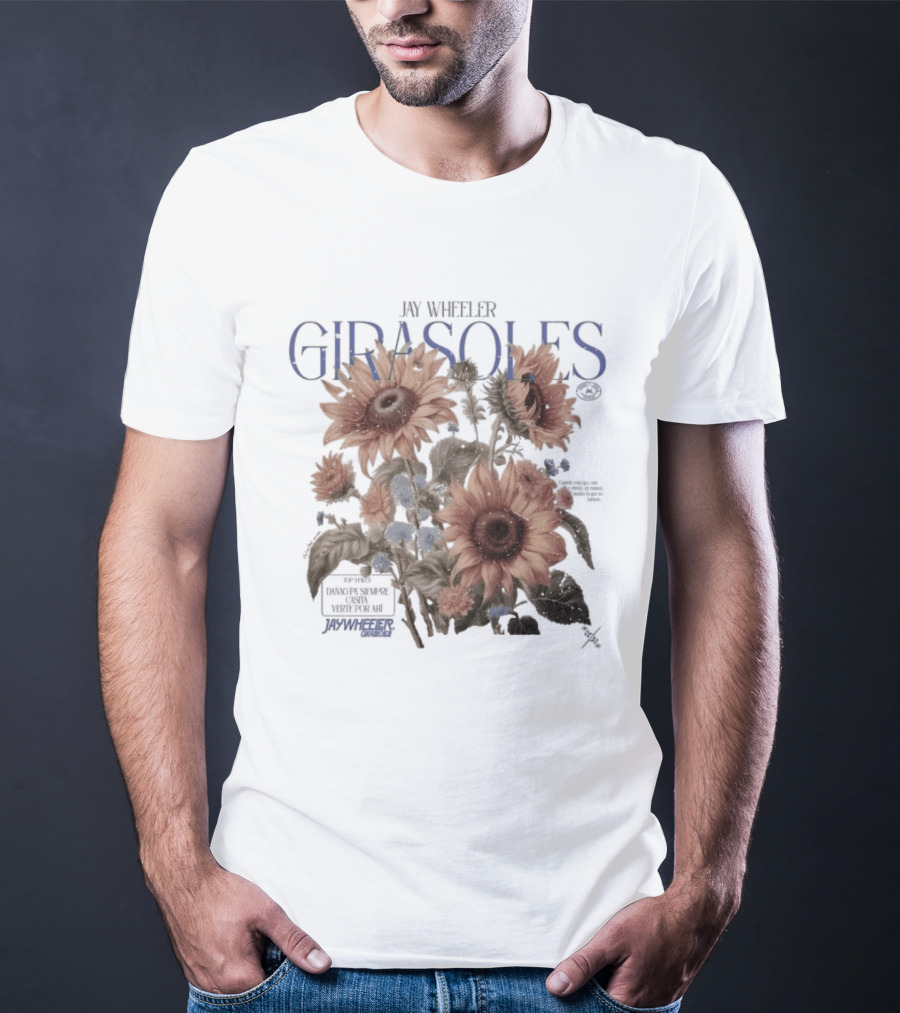 Jay Wheeler Girasoles Sunflowers Botanical T-Shirt