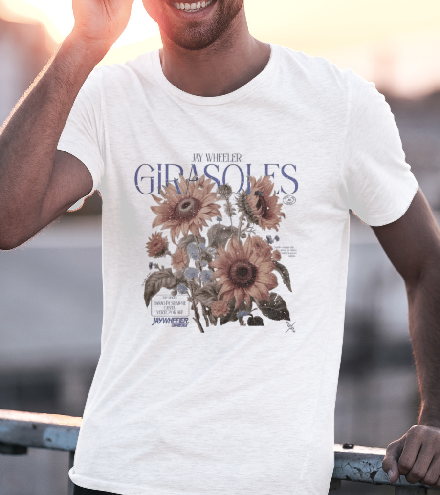 Jay Wheeler Girasoles Sunflowers Botanical T-Shirt