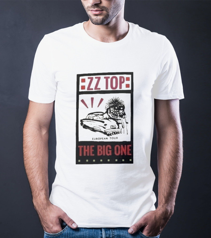 ZZ Top The Big One European Tour Poble Espanyol Barcelona Spain July 19 2026 T-Shirt
