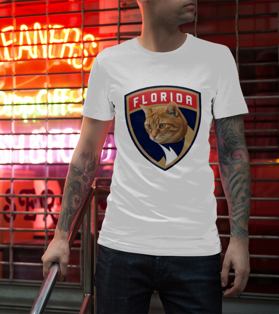 Florida Panthers Paul Maurice Cat T-Shirt