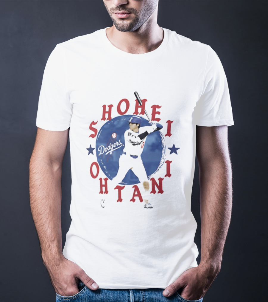 Shohei Ohtani Los Angeles Dodgers October Baseball Player Batter T-Shirt